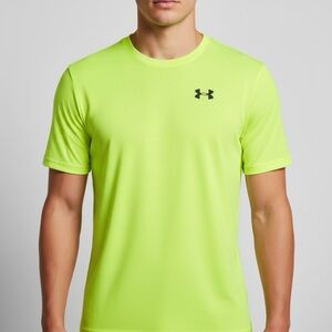 Under Armour Boys Tech 2.0 Short Sleeve T-Shirt Youth L 14/16 Neon Green